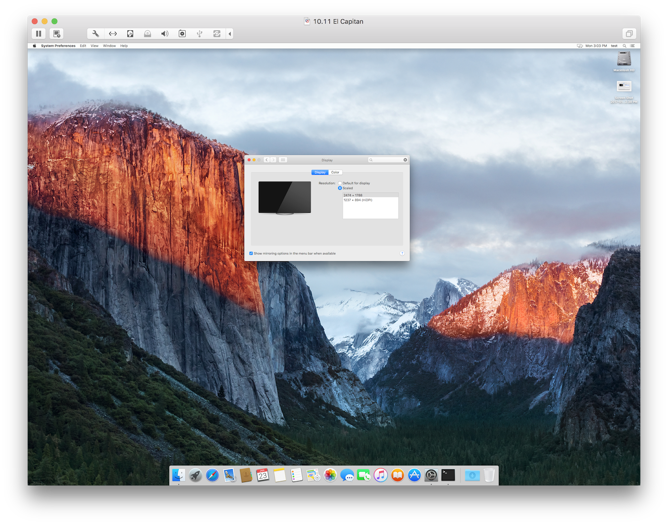 macos in a vm